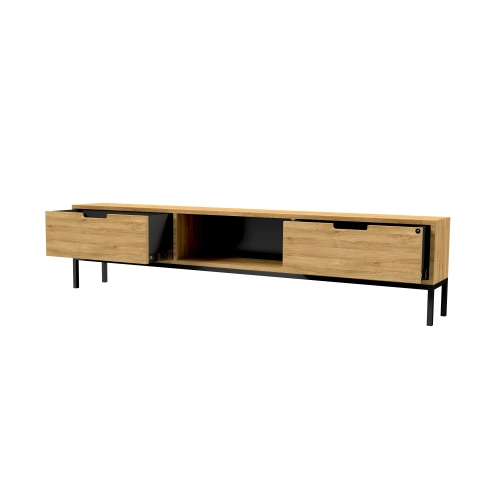 Szafka RTV-47 Drewno Lite Dąb Loft Lakier Rozmiary od 100 cm do 200 cm PREMIUM